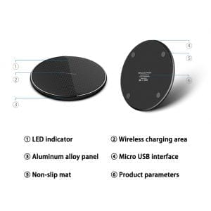 15W Fast Wireless Charger Pad - MV STORE