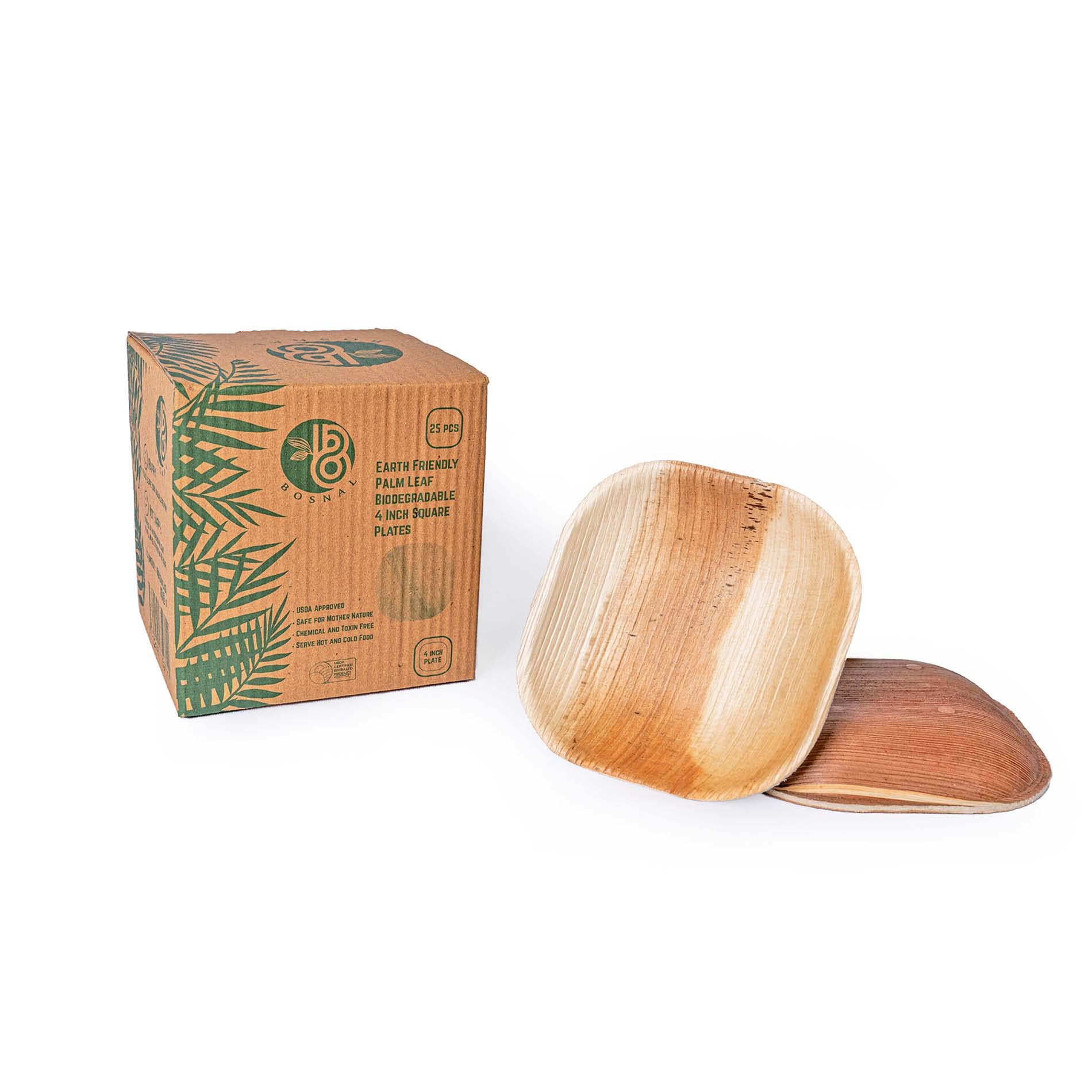 BOSNAL Palm Leaf Plates - MV STORE
