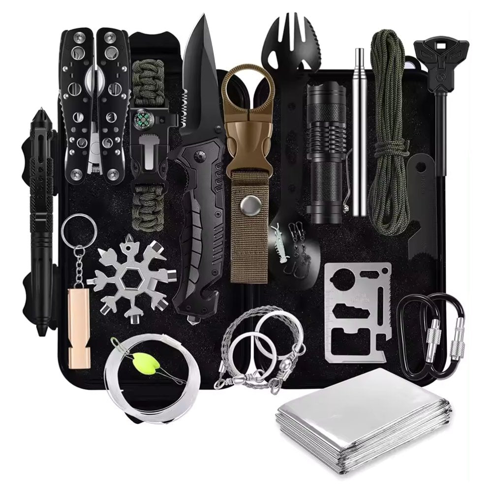31 Pieces in 1 Bag Survival Gear and Equipment - MV STORE