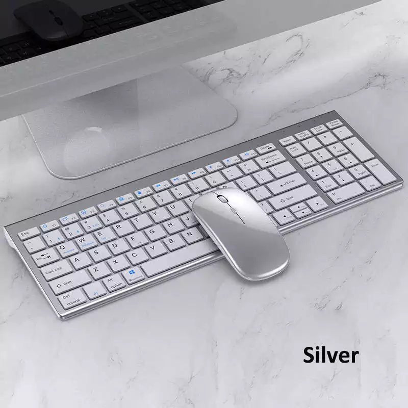 High quality 2.4G Bluetooth wireless rechargeable mouse keyboard combos - MV STORE